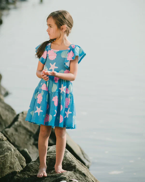 DEUX PAR DEUX - KIDS CRINKLE JERSEY DRESS - Image 7
