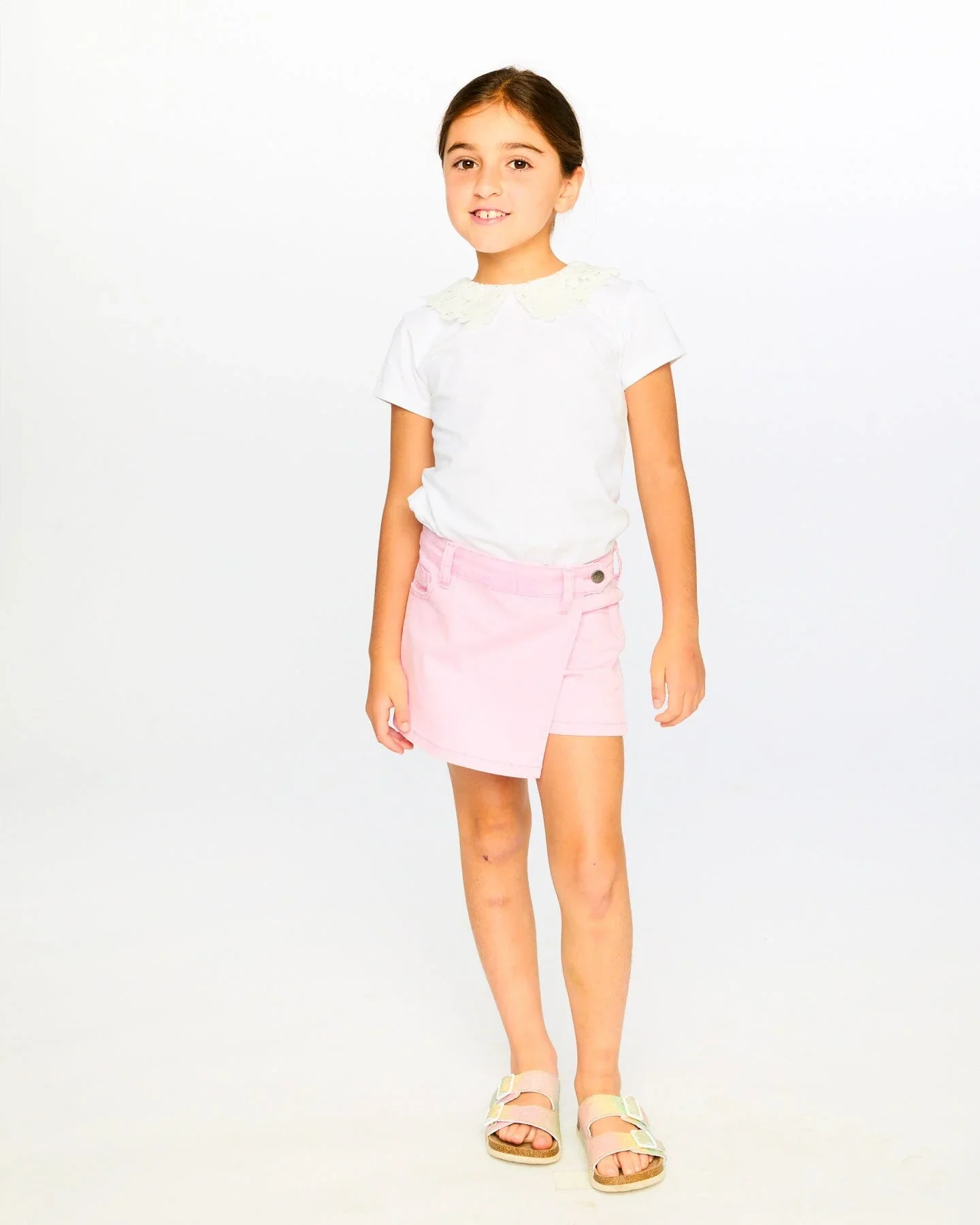 DEUX PAR DEUX - KIDS TWILL SKORT - Image 2
