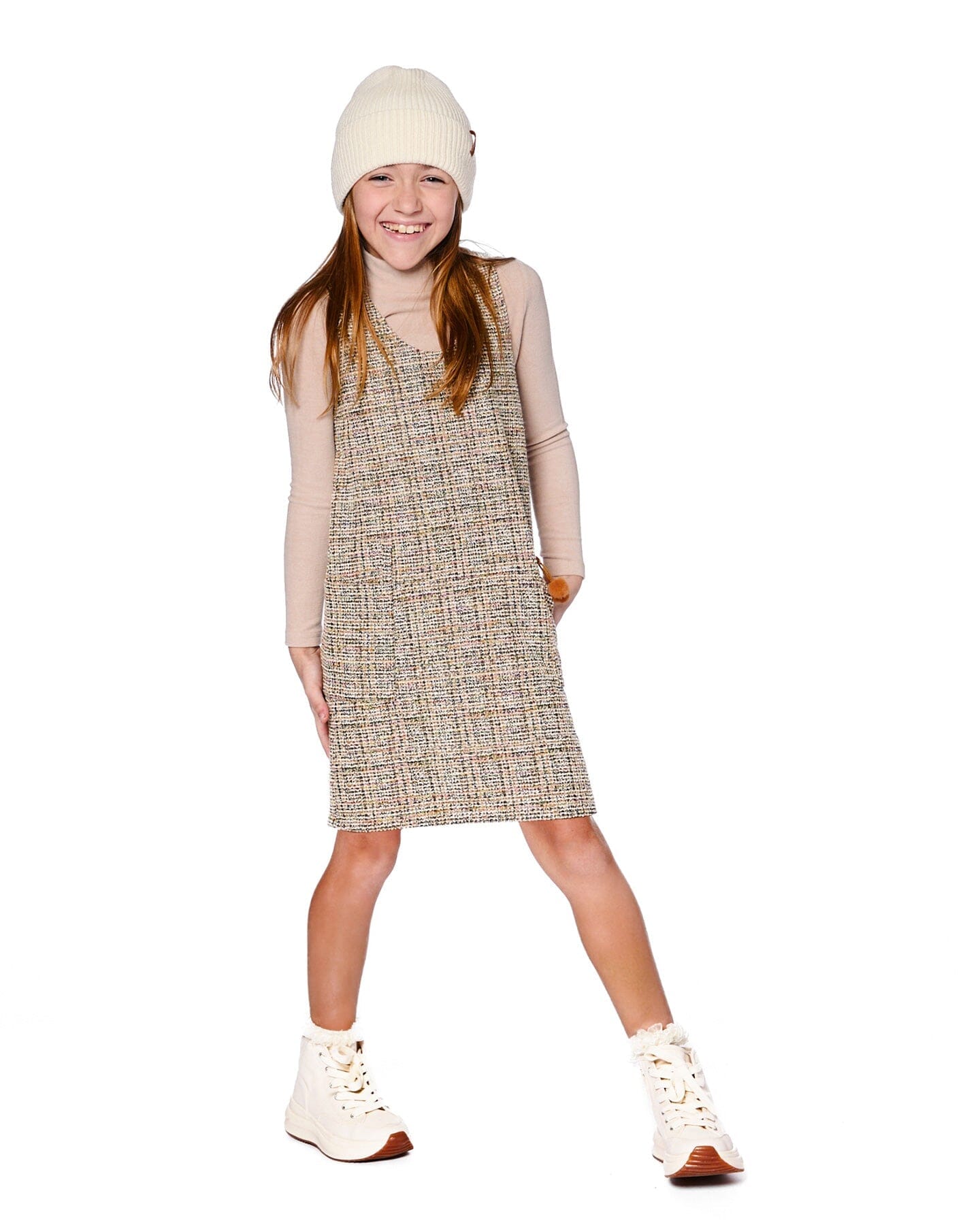 DEUX PAR DEUX - KIDS TWEED JUMPER #H20LG40 - Image 5