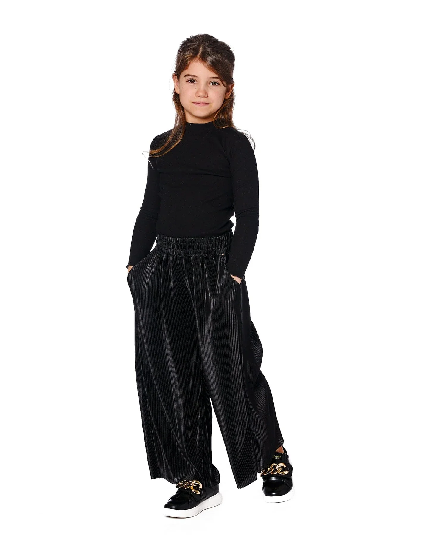 DEUX PAR DEUX - Kids Ribbed Mock Neck Sweater #H20YG71 - Image 5