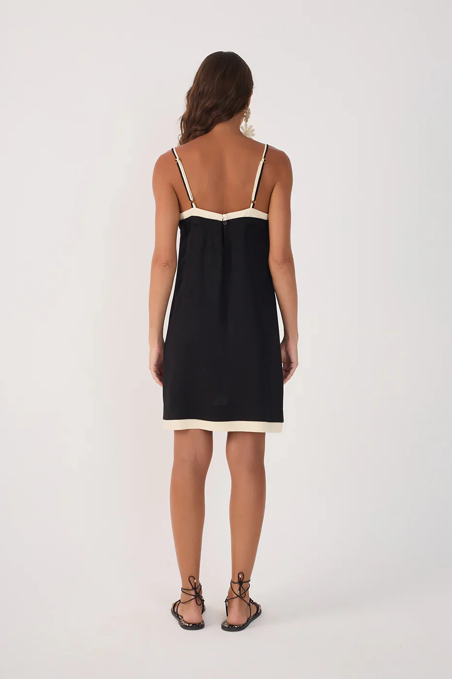 DRESS TO - WOMEN'S CONTRAST LAYERED MINI DRESS - Image 2
