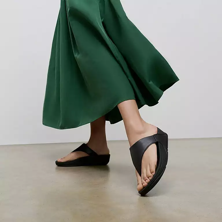 FITFLOP - LULU LEATHER TOEPOST SANDAL - Image 5
