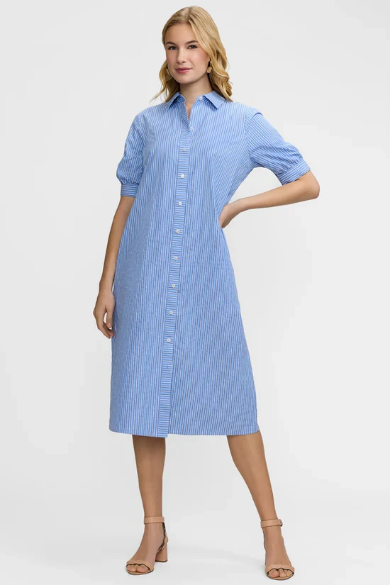 FOXCROFT - WOMEN'S ESTHER ELBOW SLEEVE DRESS - Image 3