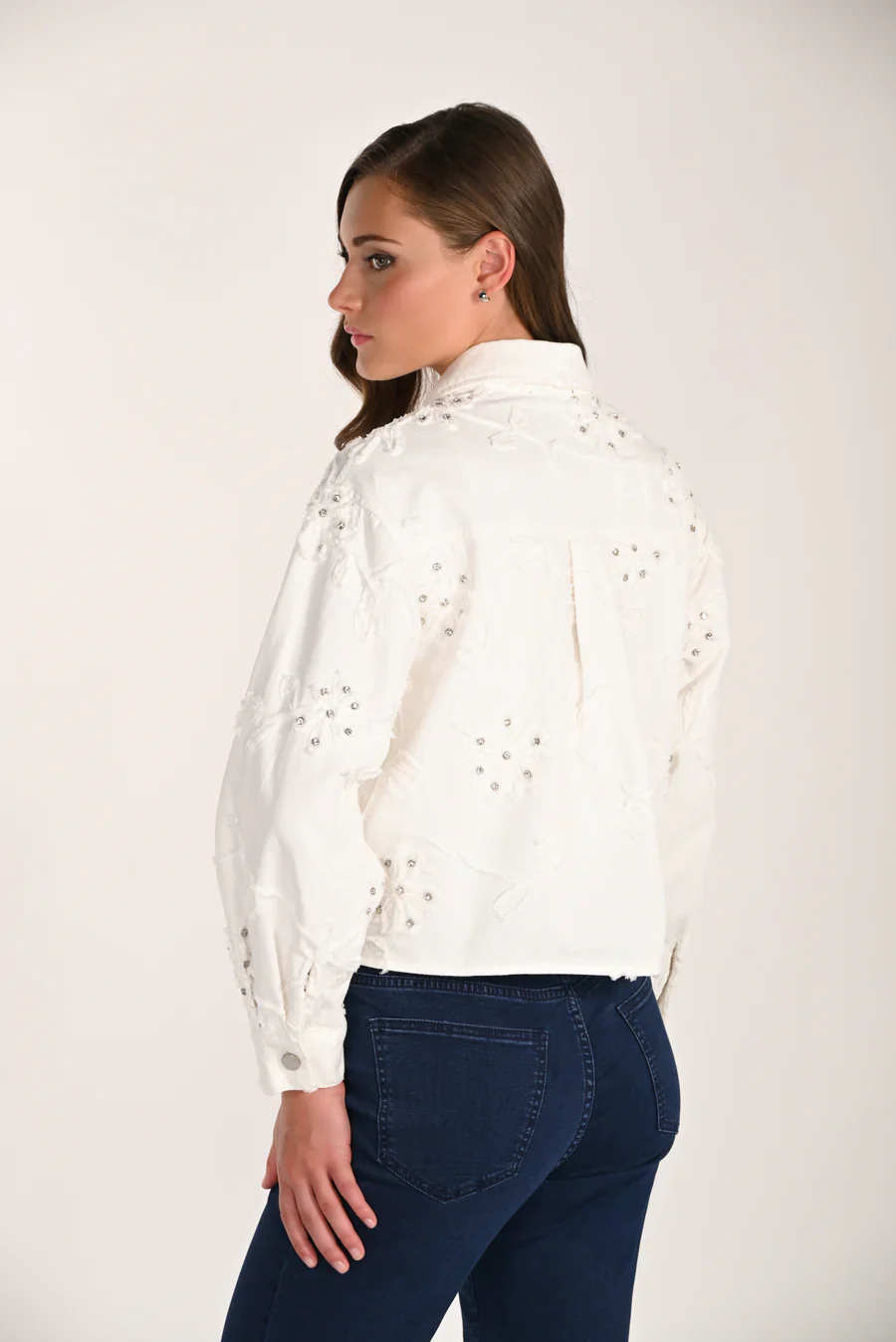 FRANK LYMAN - WOMEN'S WOVEN DENIM JACKET - Image 2