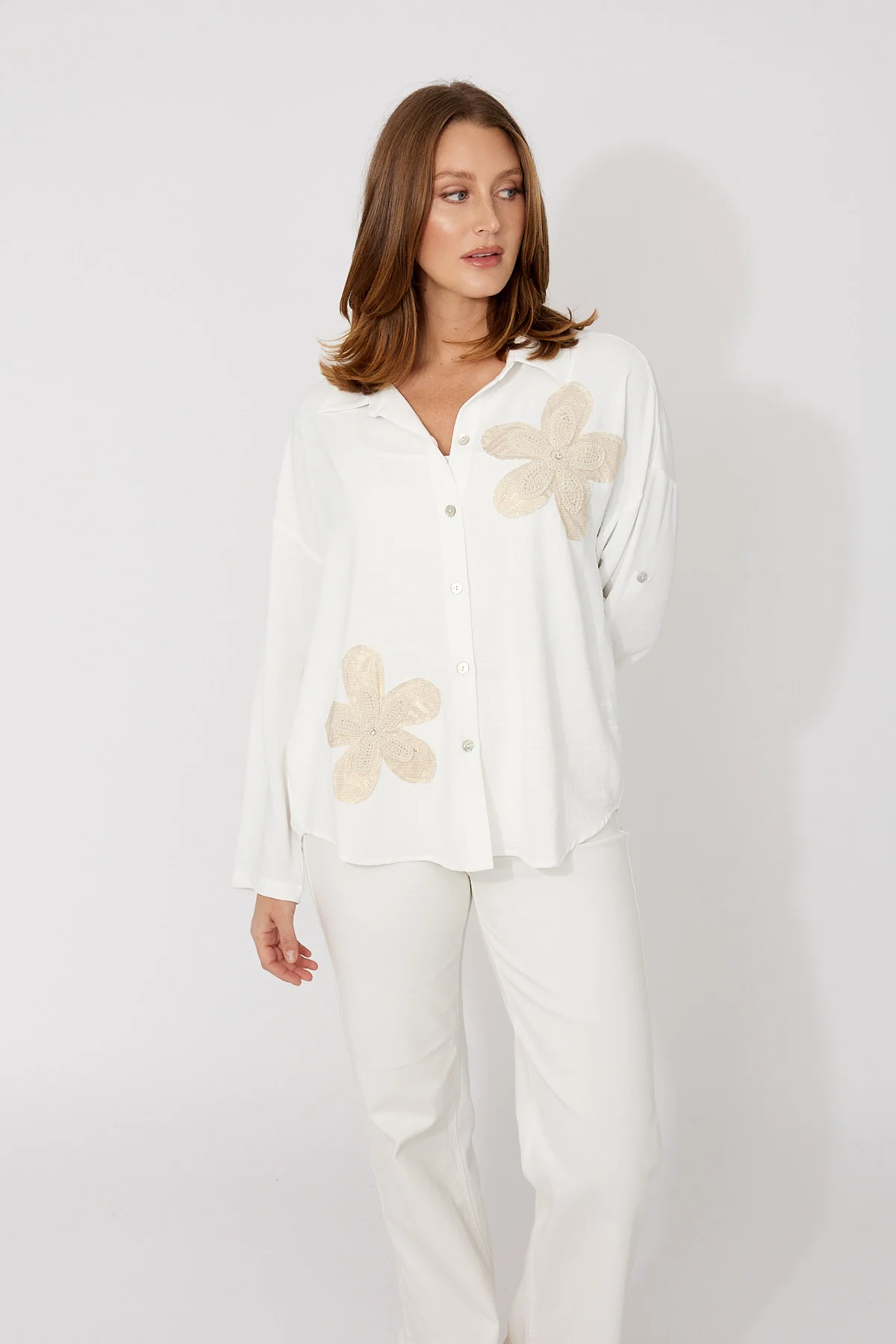 FRANK LYMAN - WOVEN TOP - Image 4