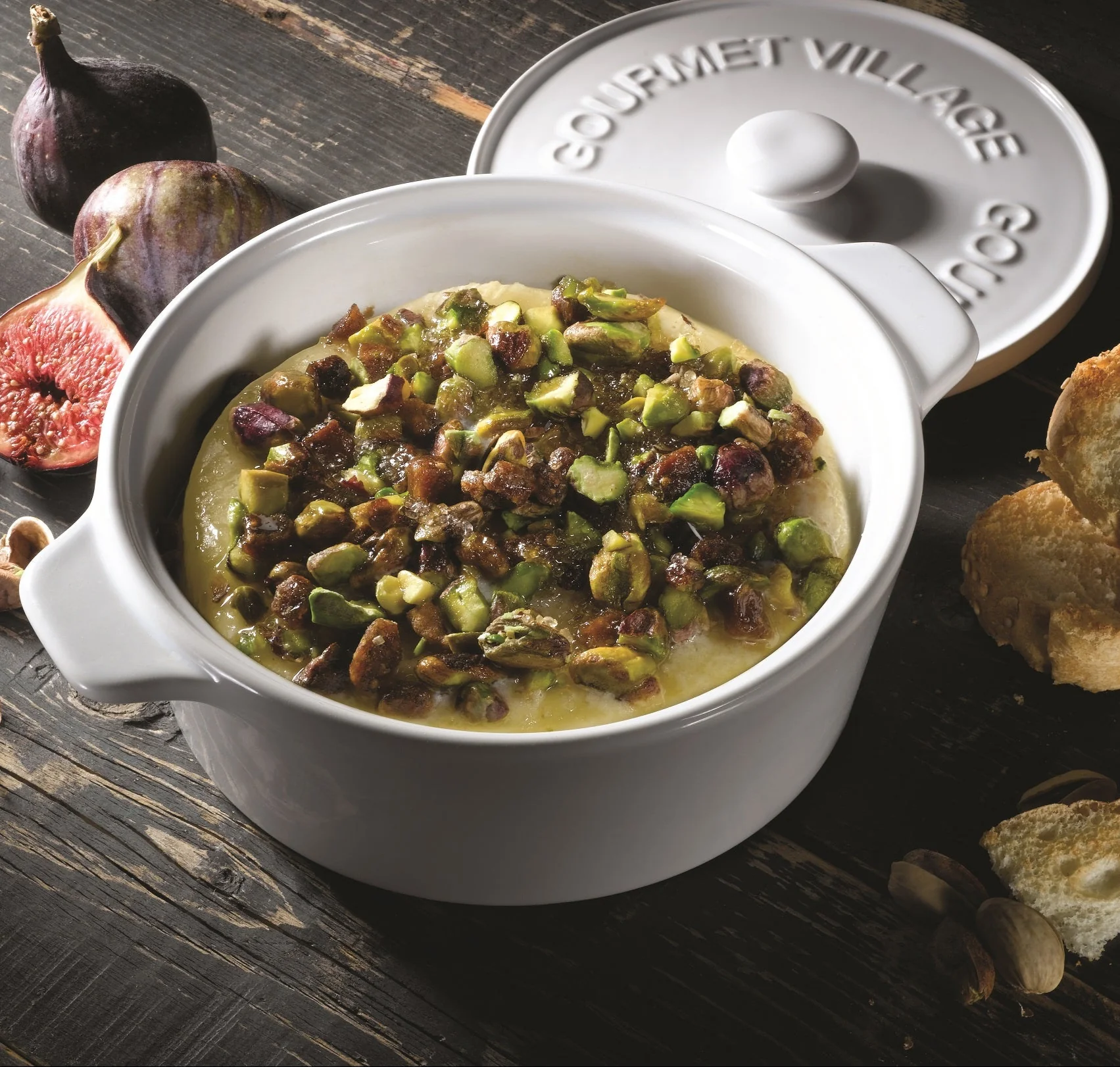 GOURMET DU VILLAGE- CERAMIC WHITE DIP BAKER - Image 2
