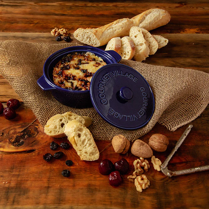GOURMET DU VILLAGE- NAVY BLUE CERAMIC DIP BAKER - Image 3