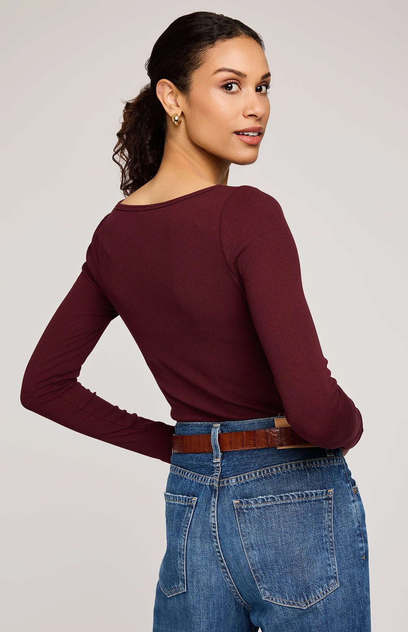 GENTLE FAWN - WOMEN'S INGRID LONG SLEEVE TOP - Image 6