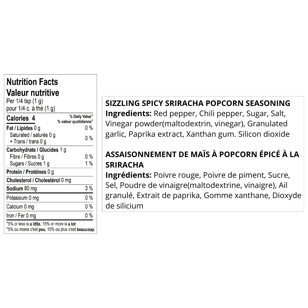 Urban Accents - Sizzlin' Siracha Popcorn Seasoning - Image 2