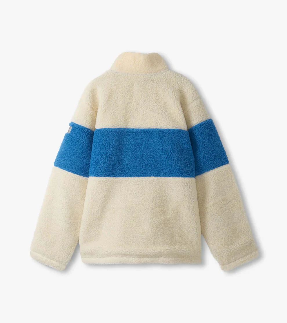 HATLEY- BOYS FAUX SHERPA ZIP-UP JACKET - Image 3