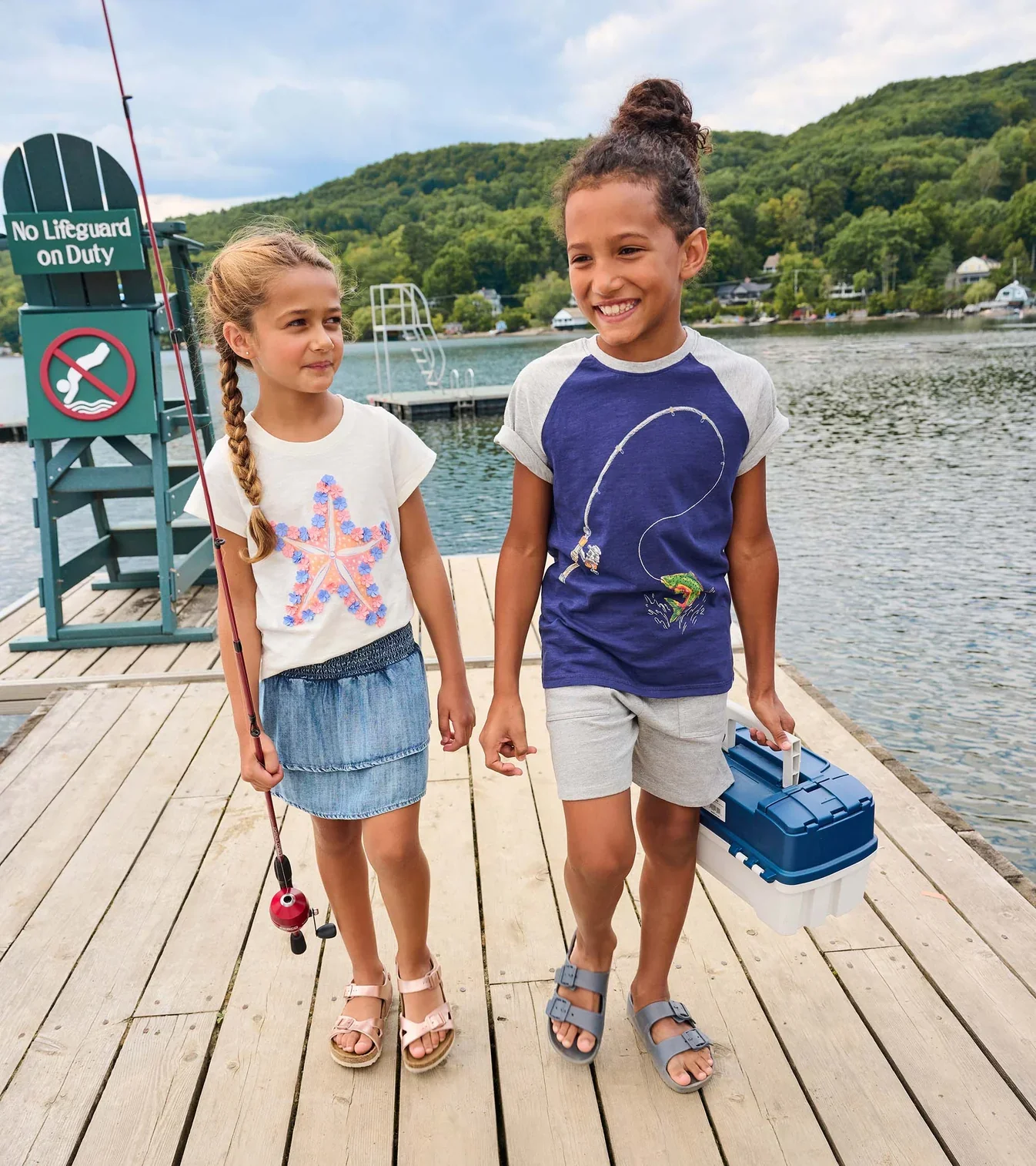 HATLEY -  KIDS BIG CATCH RAGLAN TEE - Image 2