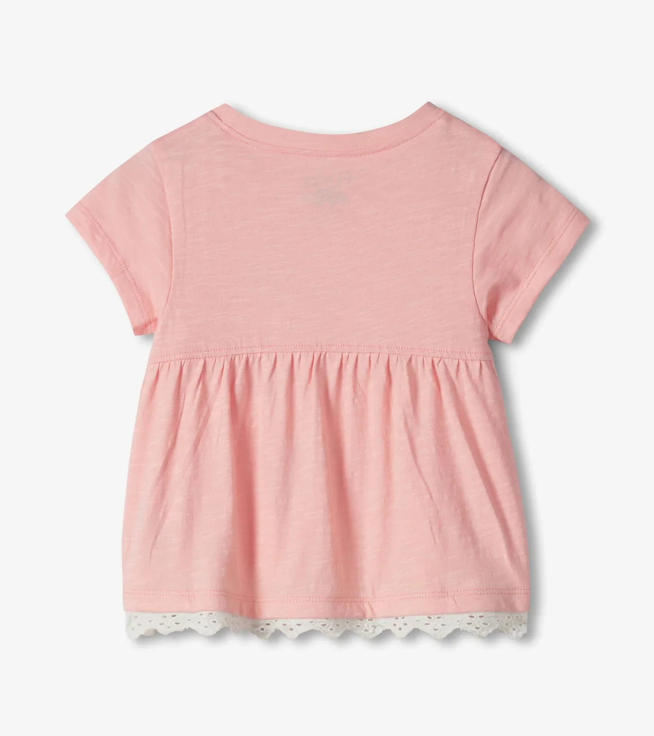 HATLEY -  KIDS BLOSSOM EYELET TRIM TEE AND SHORT SET - Image 4