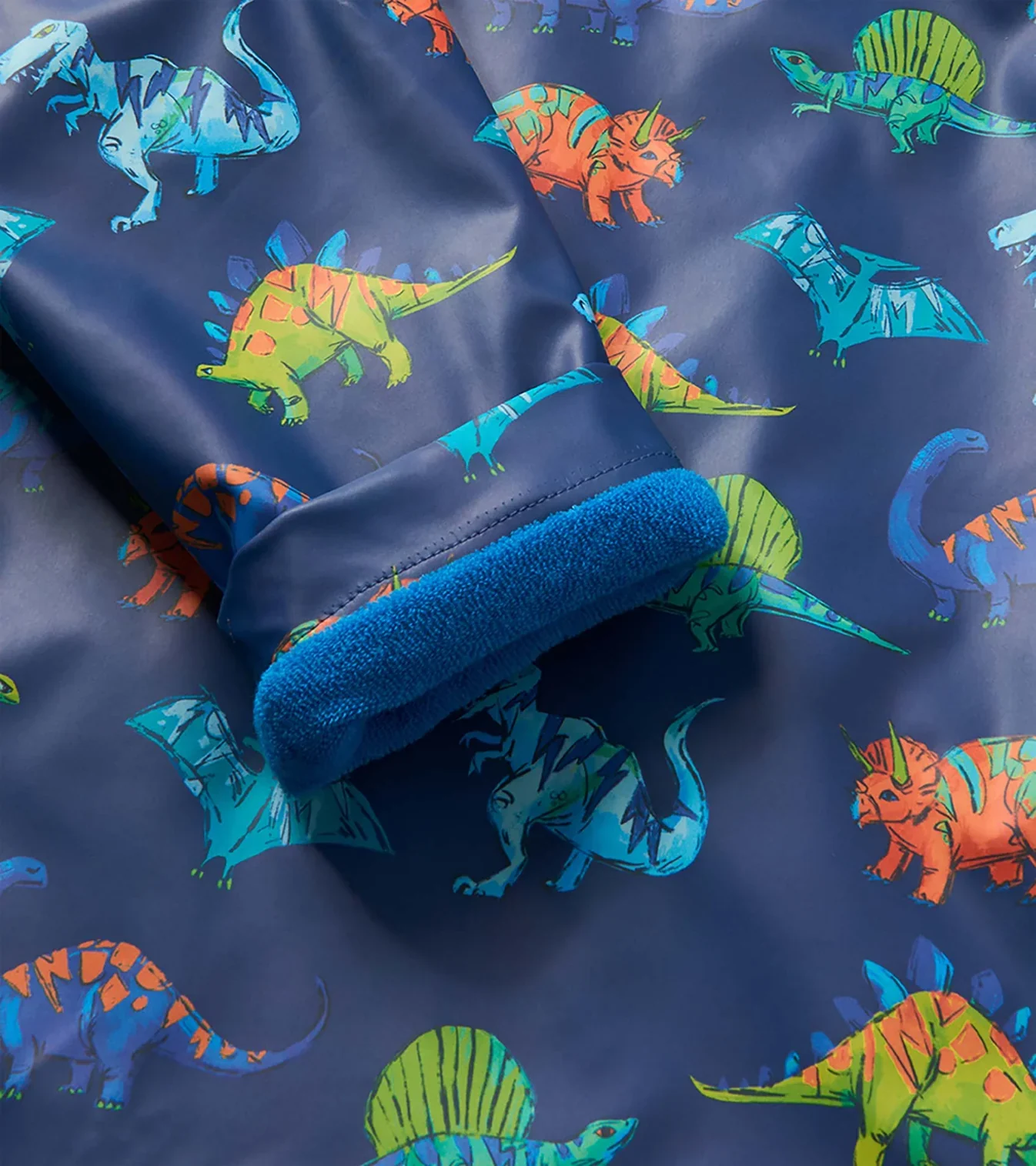 HATLEY -  KIDS DINO PARTY SNAP RAIN COAT - Image 5