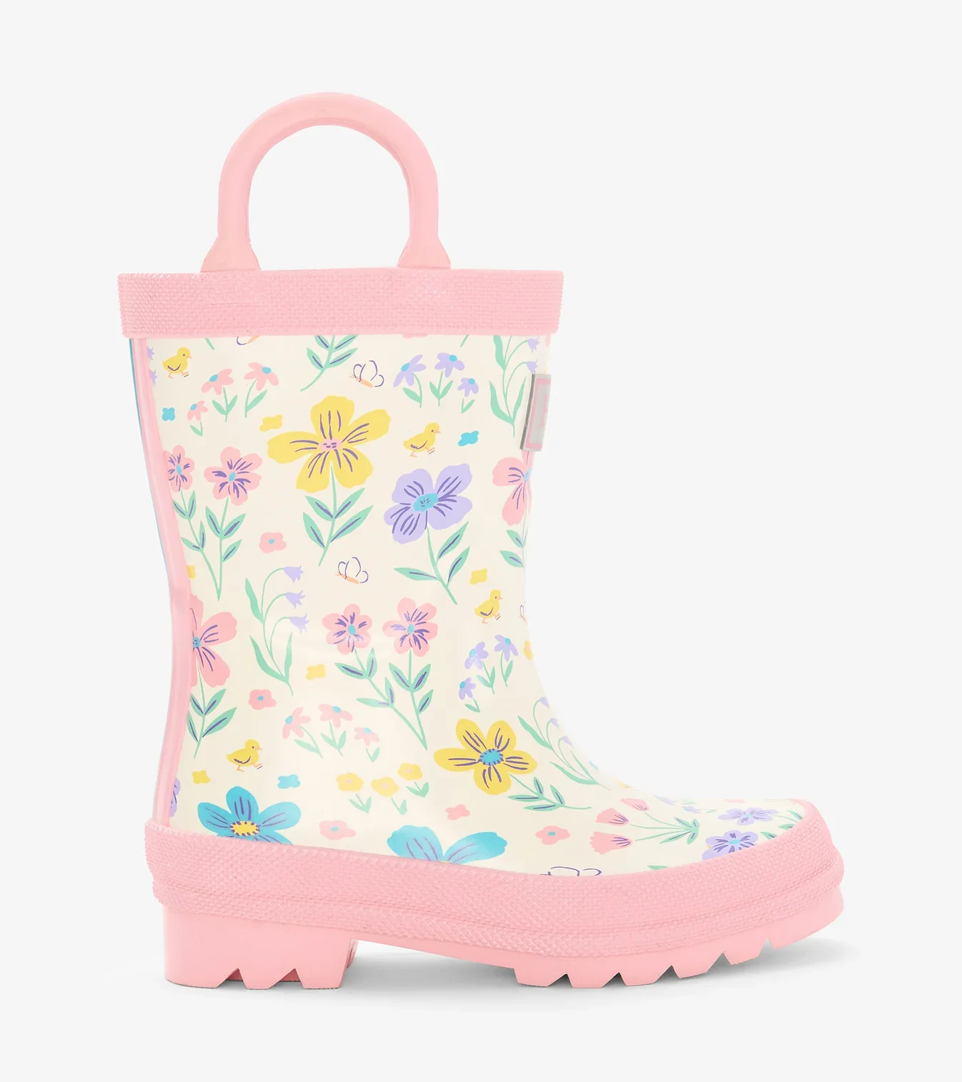 HATLEY -  KIDS LITTLE GARDEN CHICKS RAIN BOOTS WITH HANDLES - Image 4