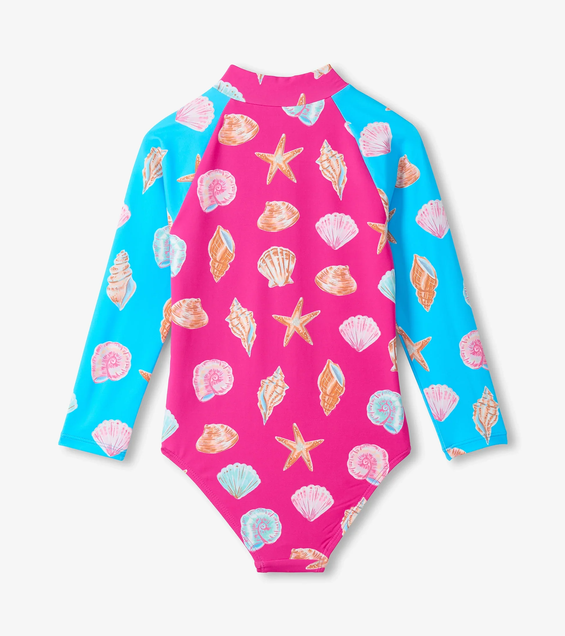 HATLEY -  KIDS OCEAN SHELLS LONGSLEEVE RASHGUARD SWIMSUIT - Image 2