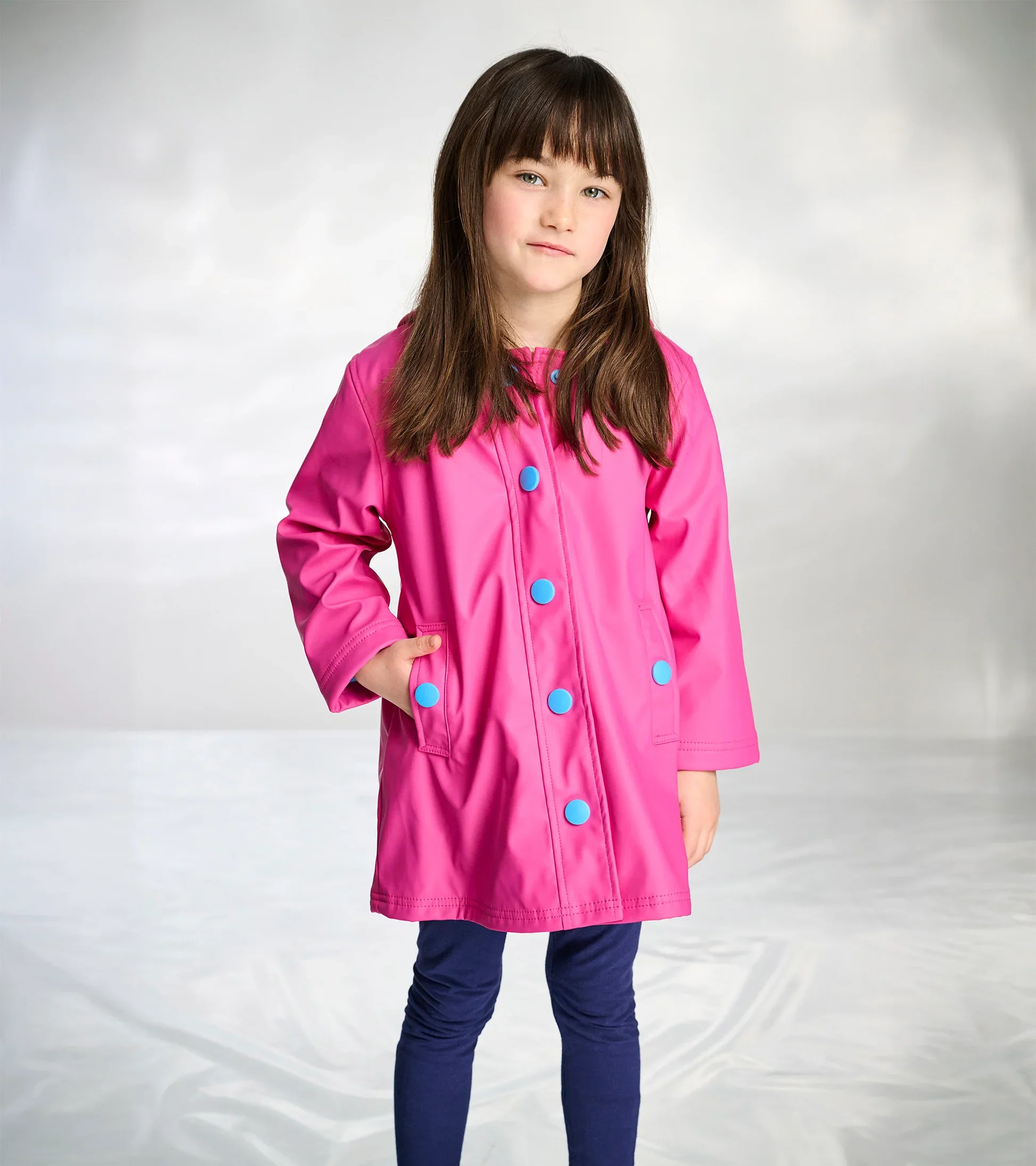 HATLEY -  KIDS RASPBERRY ROSE SPLASH JACKET - Image 2
