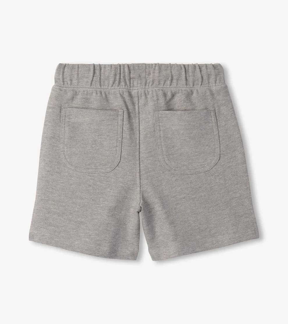 HATLEY- KIDS ATHLETIC GREY RELAXED SHORT - Image 2
