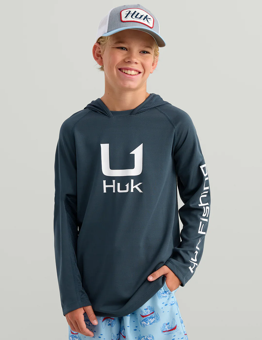 HUK - KIDS ICON HOODIE - Image 2