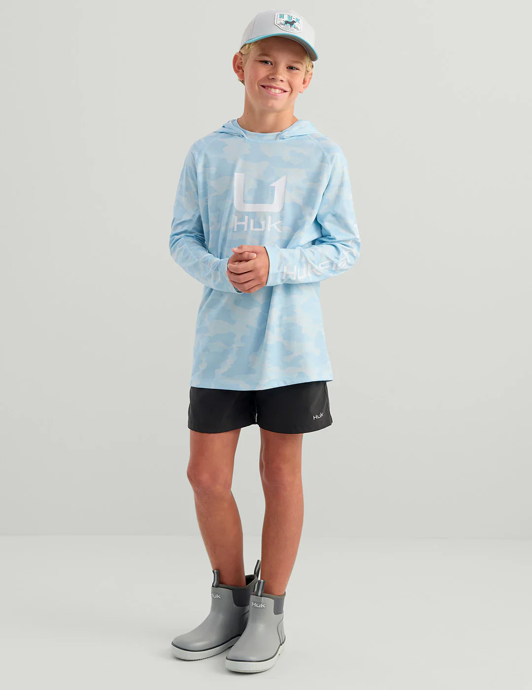 HUK - KIDS ICON PRINTED HOODIE - Image 5