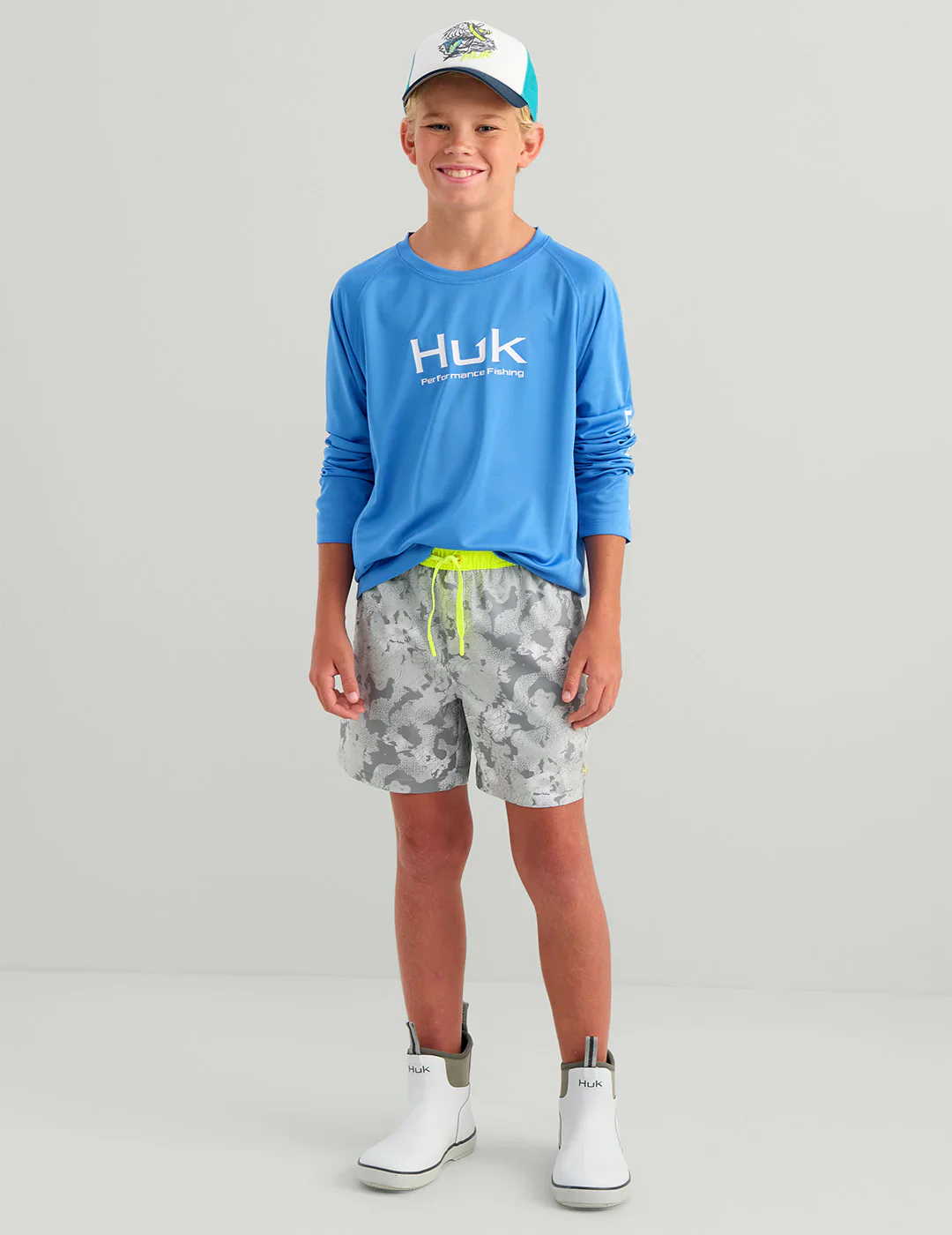 HUK - KIDS PURSUIT KC PRINTED VOLLEY SHORT - Image 2