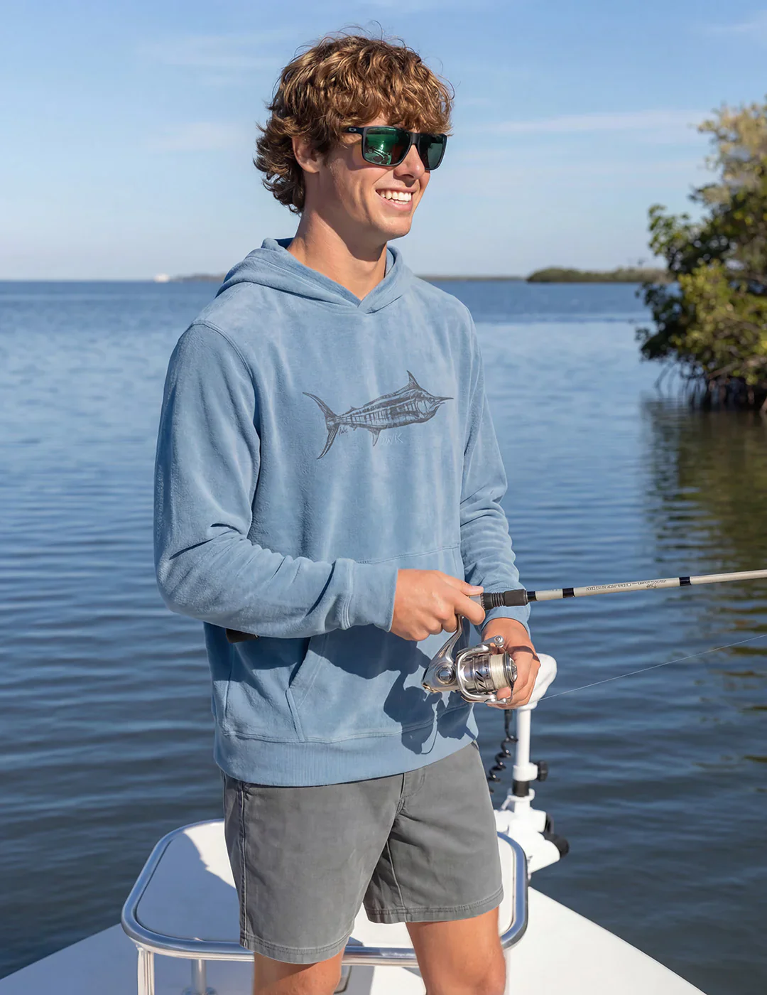 HUK - MEN'S EDISTO KC BACK TO BASICS TERRY HOODIE - Image 3