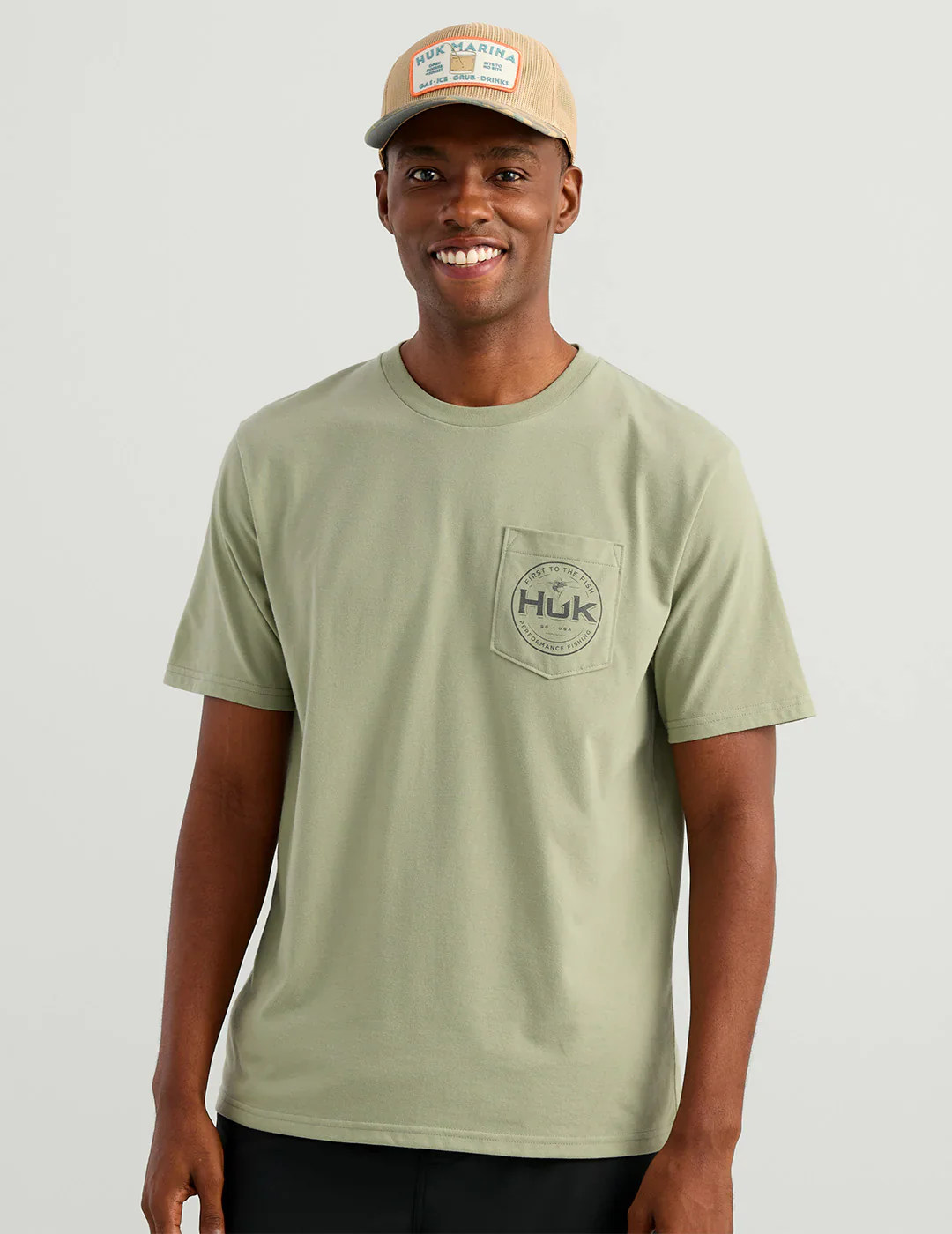 HUK - MEN'S MARLIN CIRCLE SS POCKET TEE - Image 6