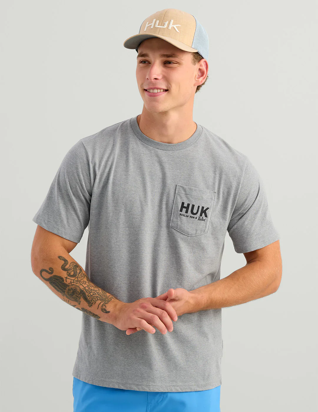 HUK - MEN'S SCENIC SS POCKET TEE - Image 3