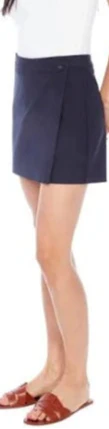 ILTM- WOMEN'S SHIRA SOLID TECHNO SKORT (Black & Navy) - Image 2