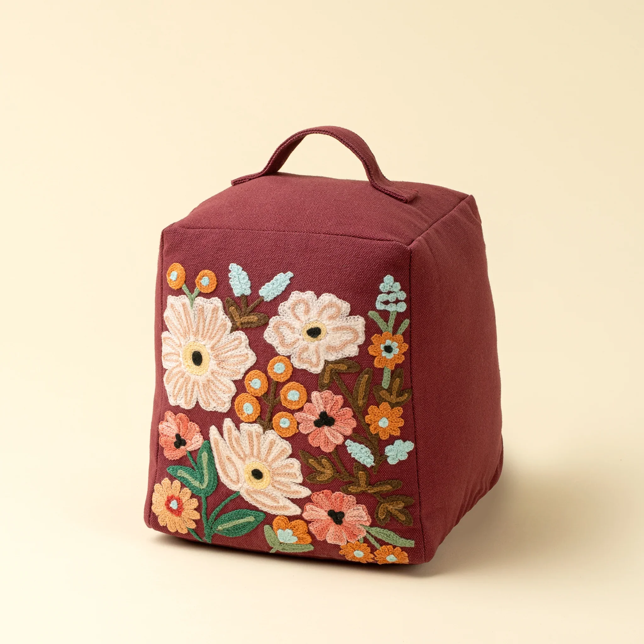 INDABA - EMBROIDERED FLORAL DOORSTOP - Image 7