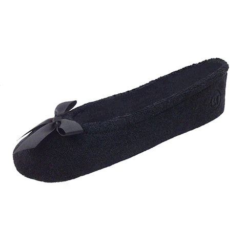 ISOTONER - Women's Stretch Terry Classic Ballerina Slippers - Image 2