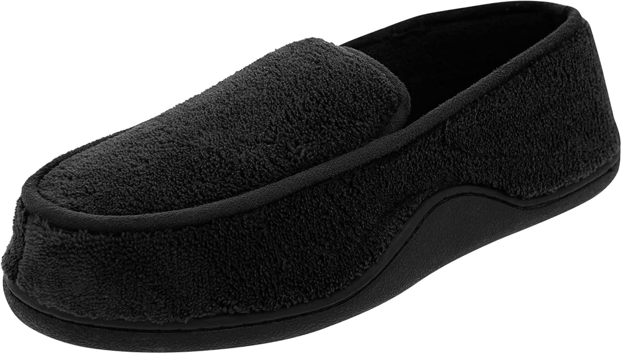 ISOTONER - Men's Microterry Moccasin Slippers - Image 2