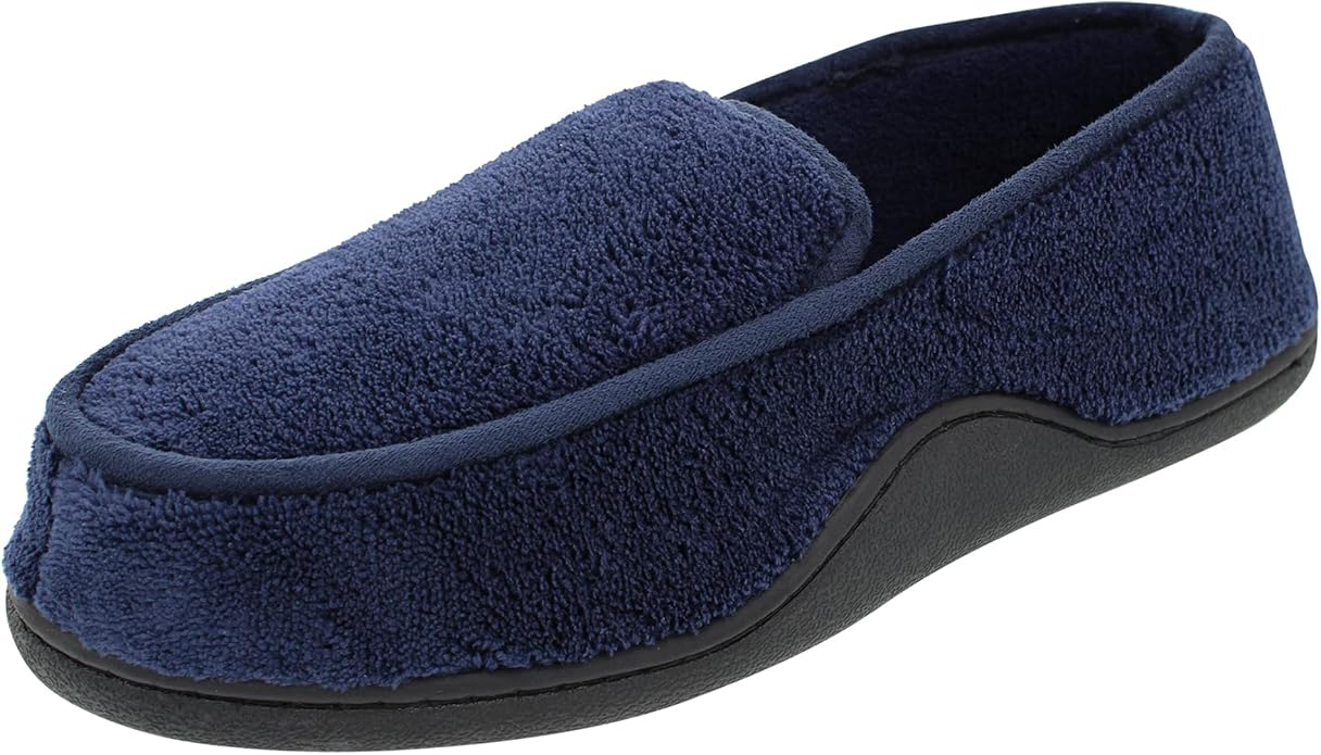ISOTONER - Men's Microterry Moccasin Slippers - Image 3