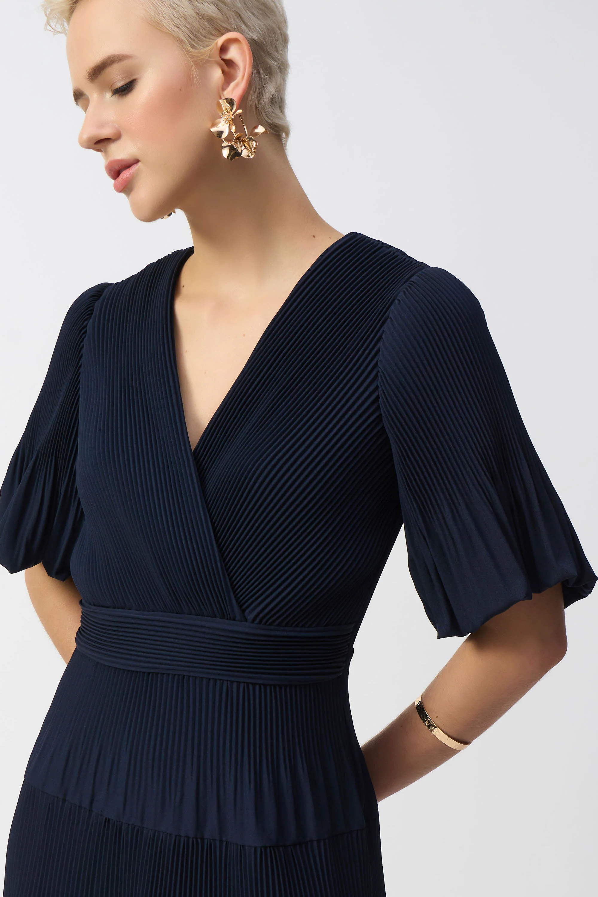 JOSEPH RIBKOFF- WOMEN'S A-LINE MIDI DRESS - Image 3