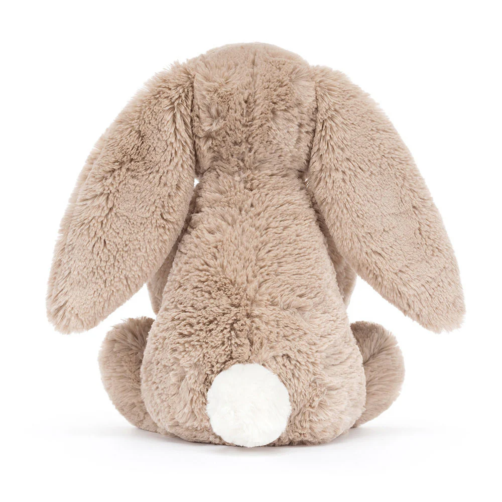 JELLYCAT - PLUSH TOY BASHFUL BEIGE BUNNY 'BIRTHDAY' - Image 4