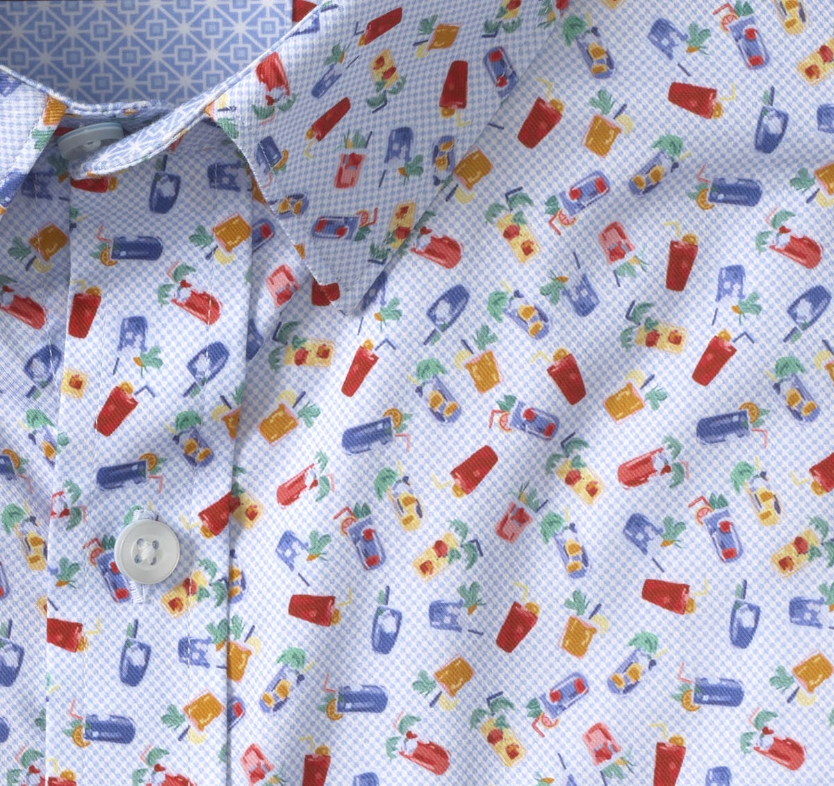 JOHNSTON & MURPHY - LOGAN PRINTED SHORT-SLEEVE SHIRT - Image 2