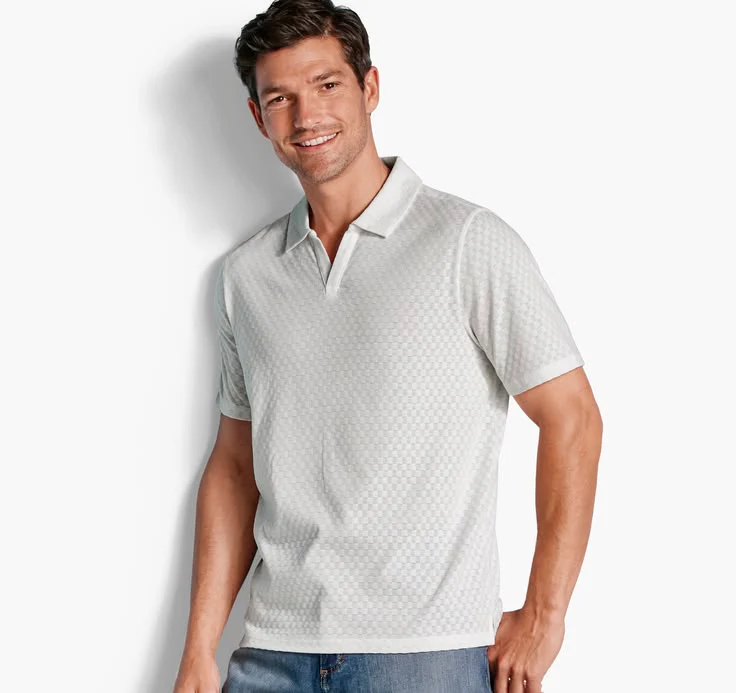 JOHNSTON & MURPHY - SEDONA V-NECK POLO - Image 3