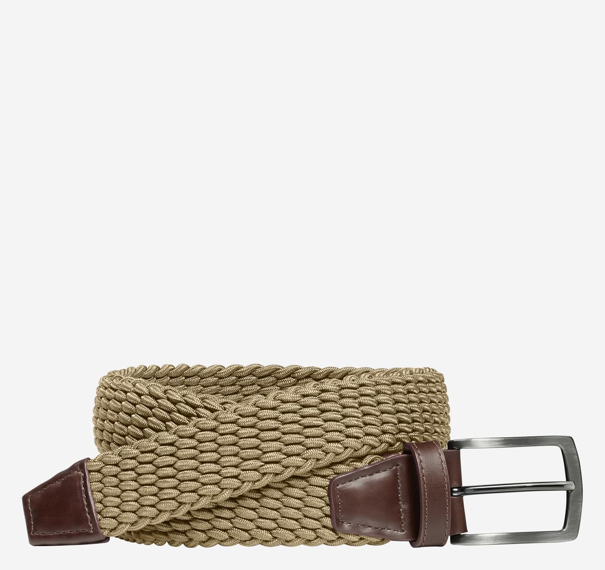 JOHNSTON & MURPHY - WOVEN STRETCH-KNIT BELT - Image 2