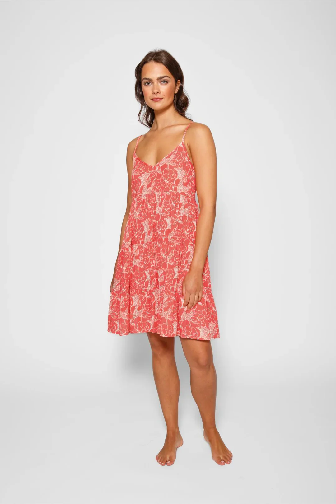 KOY RESORT- WOMEN'S BLOOM MINI TIERED DRESS - Image 2