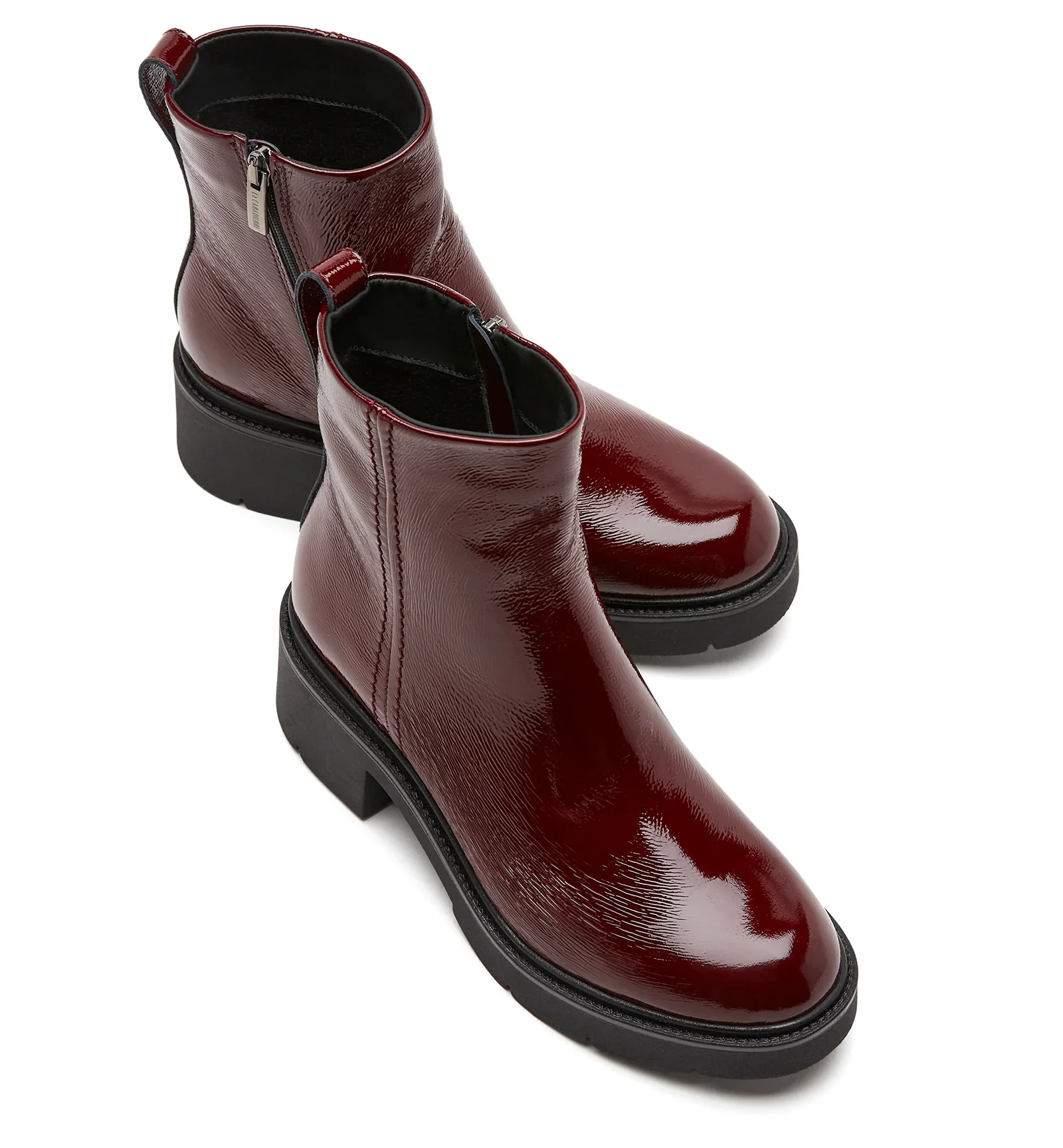 LA CANADIENNE- WOMEN'S ALEC CRINKLE LEATHER BOOTIE - Image 6