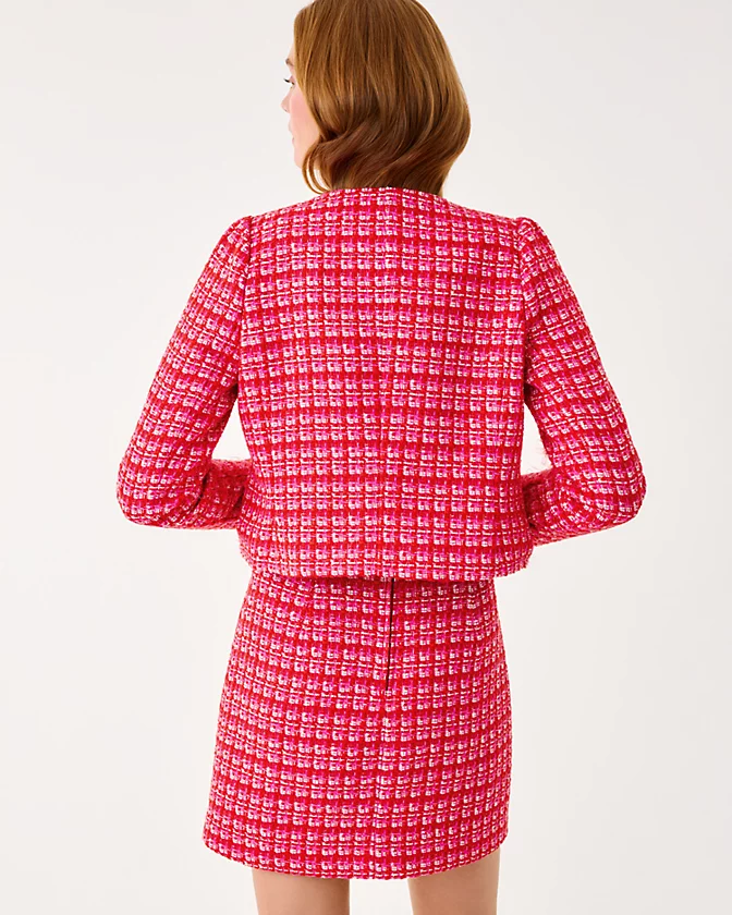 LILLY PULITZER - WOMEN'S KIMIA BOUCLE JACKET - Image 3