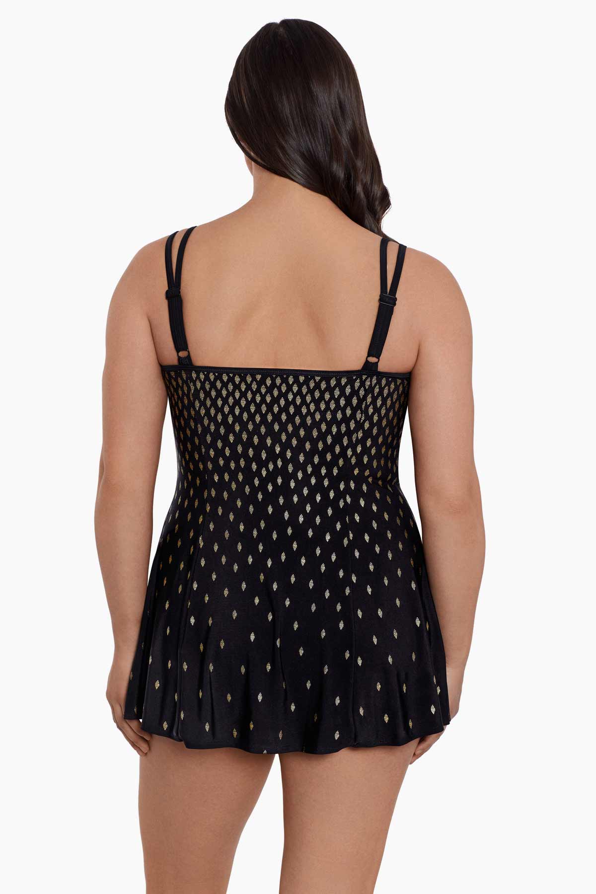 LONGITUDE- Princess Seam Long Torso Swim Dress - Image 2