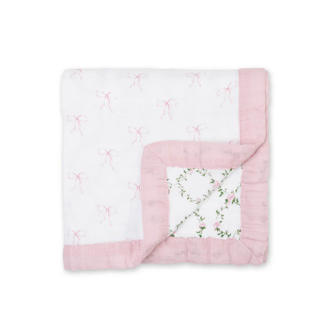 LULUJO - VINTAGE MUSLIN QUILT BOWS/ROSE TRELLIS - Image 2