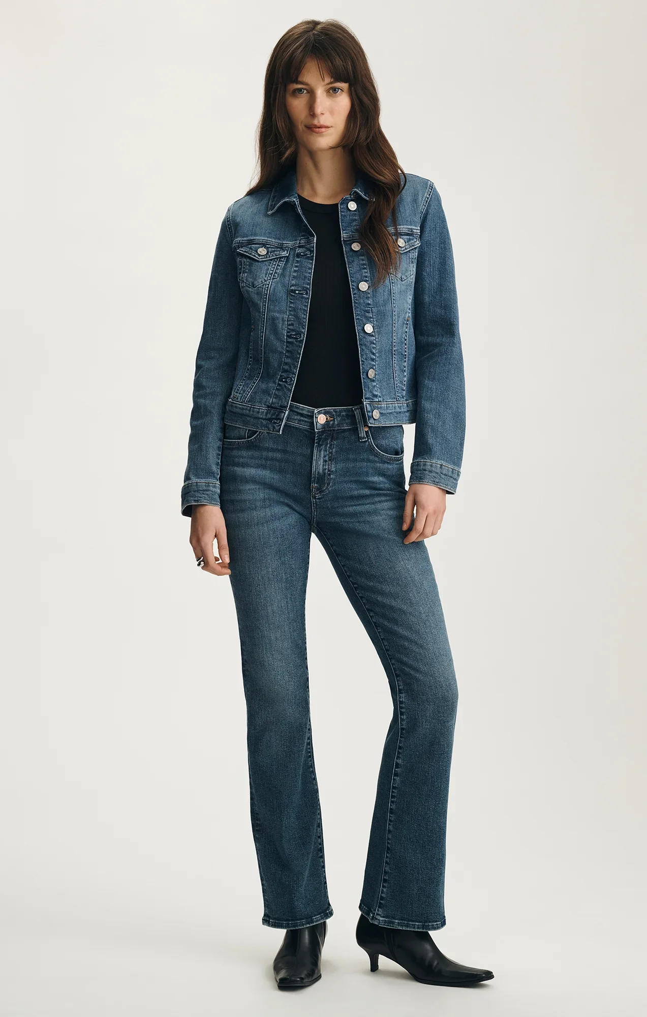 MAVI -  SAMANTHA Dark Brushed FLEX BLUE - Image 2