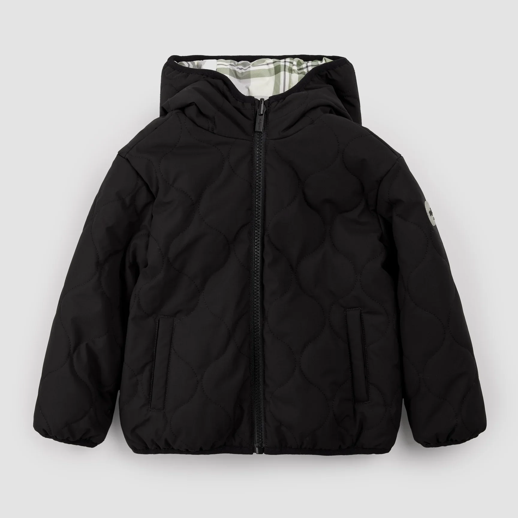 MILES THE LABEL- WINTER MOSS REVERSIBLE JACKET (12M-24M) - Image 2