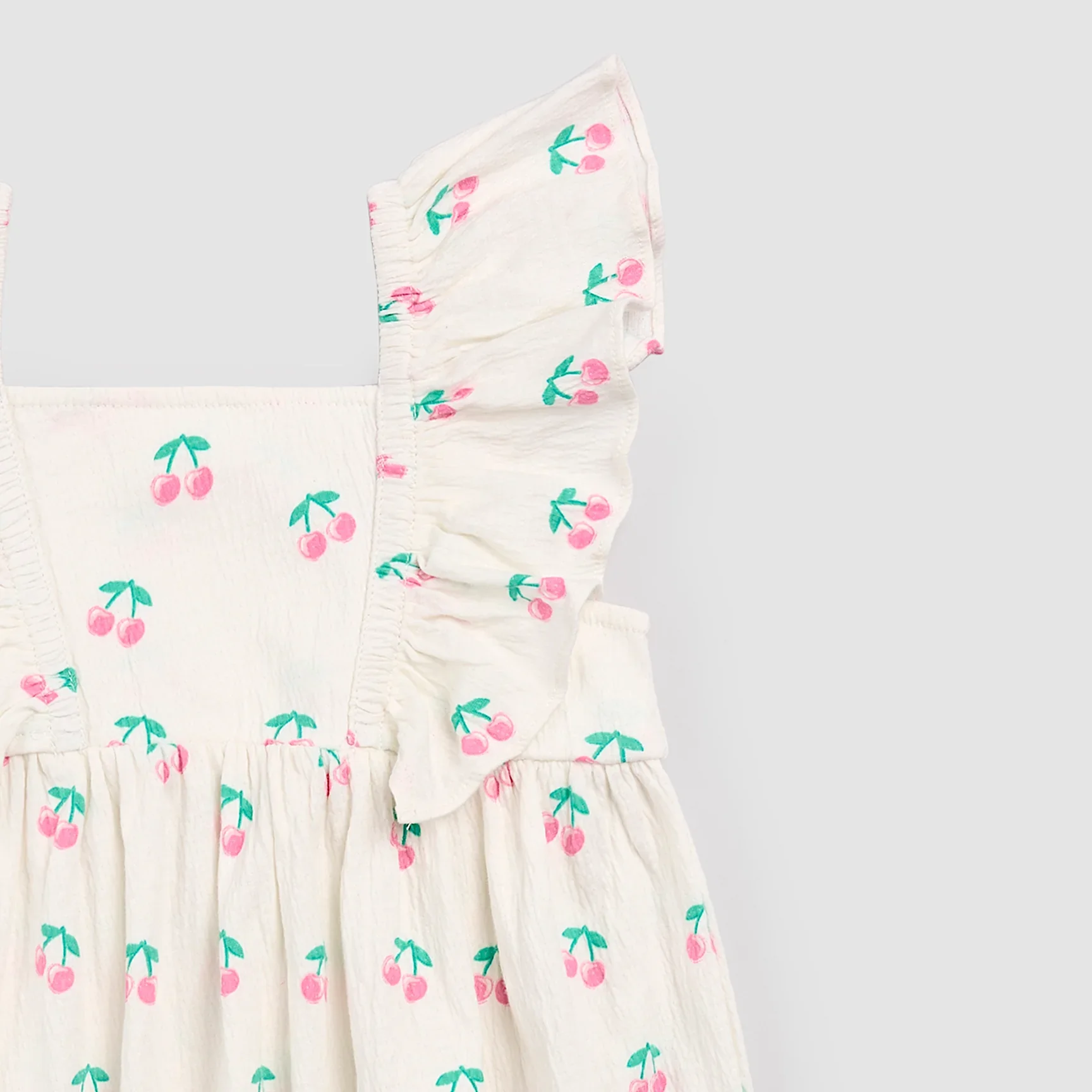 MILES THE LABEL - GIRL SLEEVELESS DRESS KNIT-OFFWHITE 26SMW04D02-Y - Image 3