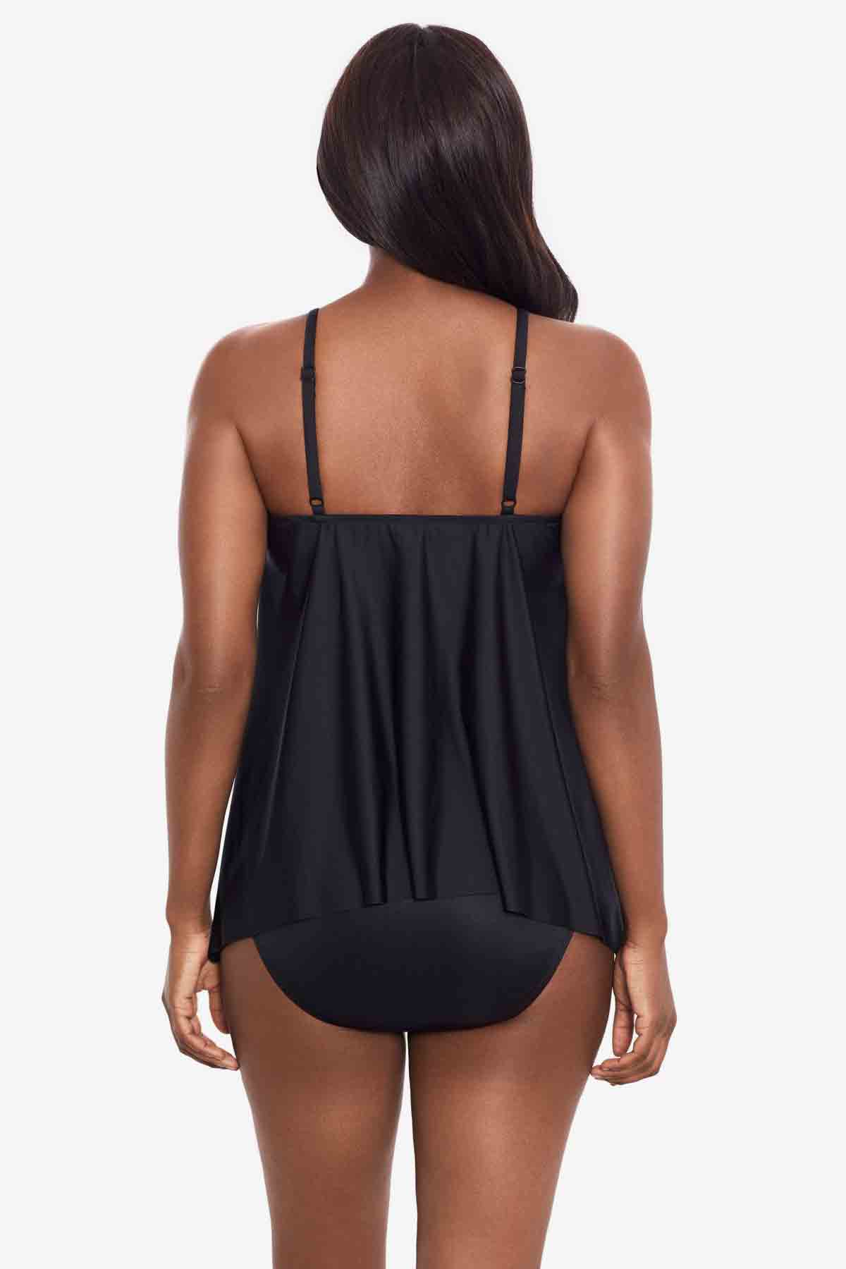 MIRACLESUIT- WOMEN'S PEEPHOLE TANKINI SWIM TOP - Image 2
