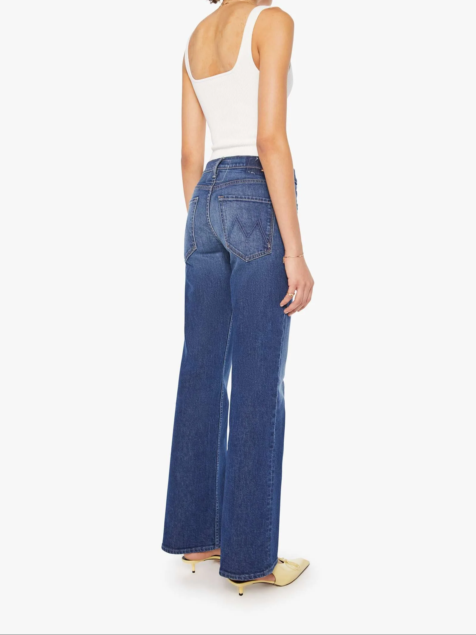 MOTHER DENIM - WOMENS THE BOOKIE SNEAK JEAN - Image 3