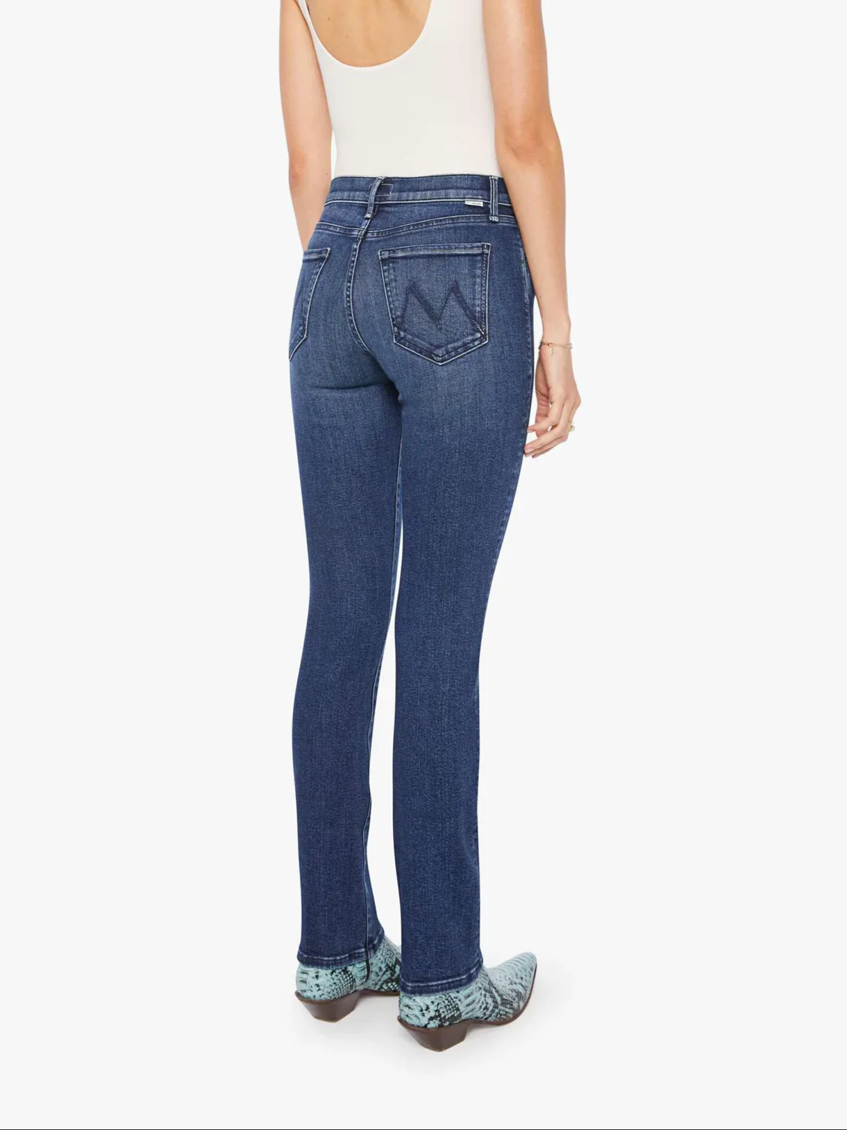 MOTHER DENIM - WOMENS THE RASCAL SKIMP JEAN - Image 3