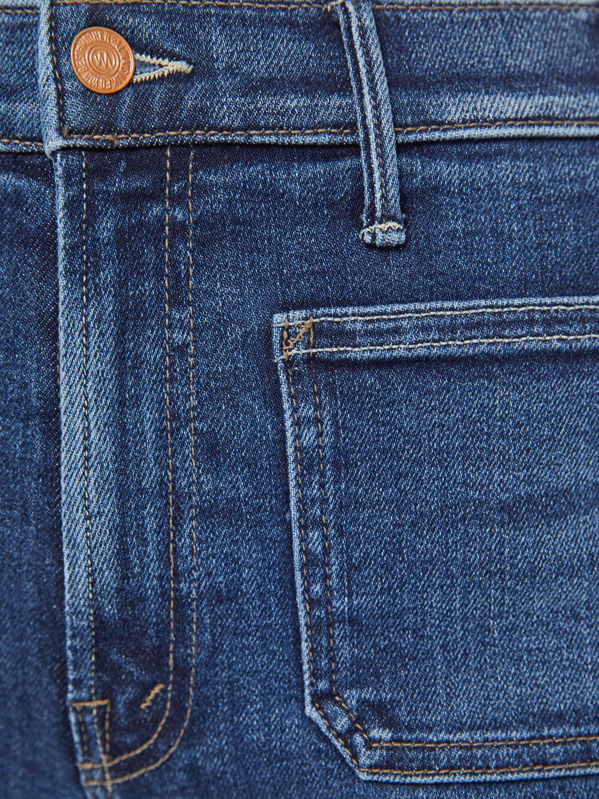 MOTHER - WOMEN'S HUSTLER ROLLER PATCH DENIM - Image 4