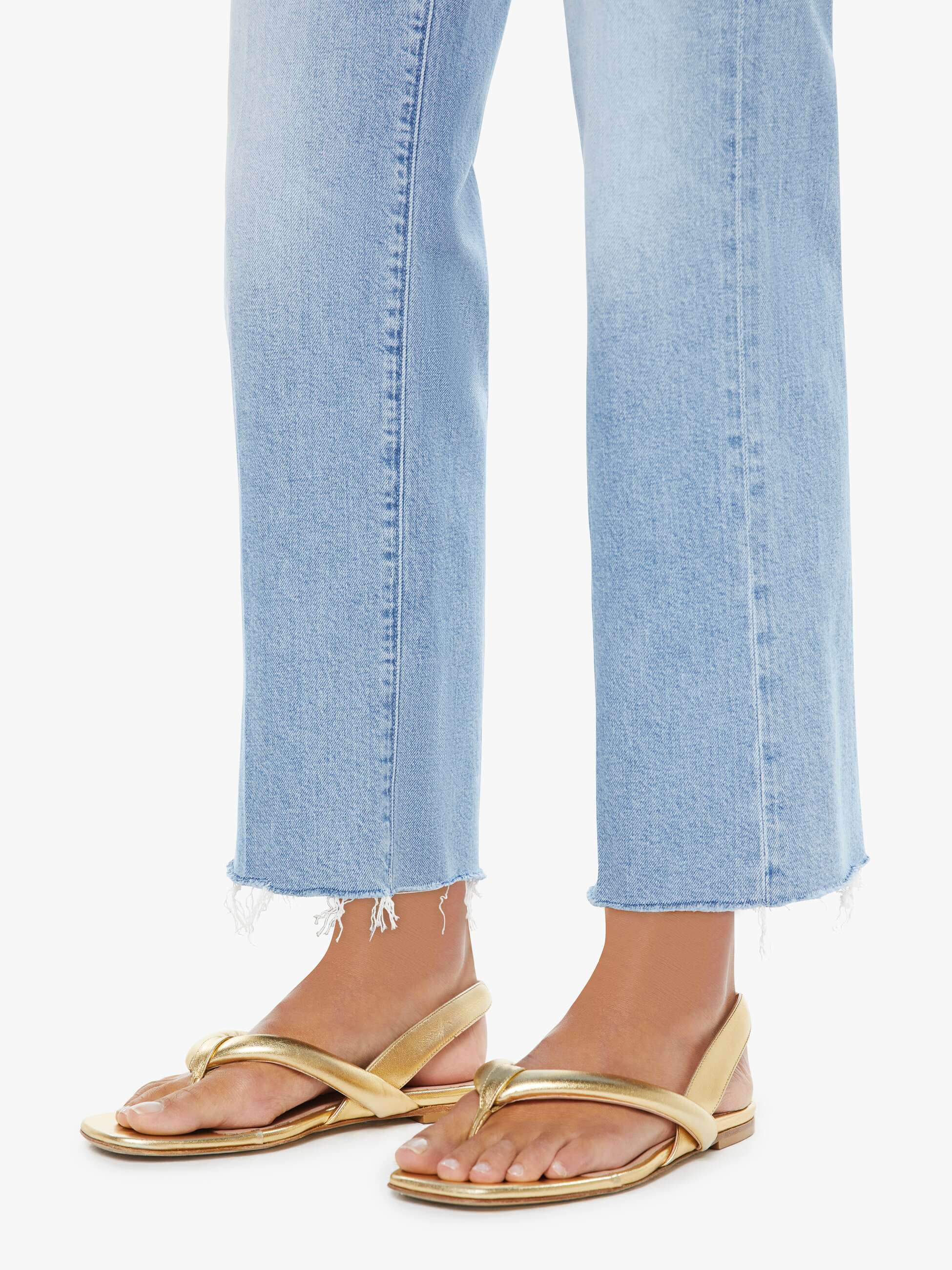 MOTHER - WOMEN'S MID RISE RAMBLER ZIP ANKLE DENIM - Image 5